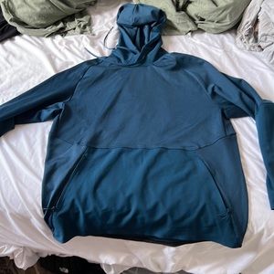 Blue lululemon lightweight hoodie